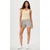 imageODODOS Womens Crop 3Pack Seamless RibKnit Camisole Crop Tank TopsOatmealbarn Redbrunette