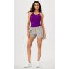 imageODODOS Womens Crop 3Pack Seamless RibKnit Camisole Crop Tank TopsPhloxsea Greenlapis