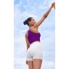 imageODODOS Womens Crop 3Pack Seamless RibKnit Camisole Crop Tank TopsPhloxsea Greenlapis