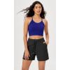 imageODODOS Womens Crop 3Pack Seamless RibKnit Camisole Crop Tank TopsPhloxsea Greenlapis