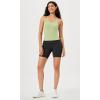 imageODODOS Womens Crop 3Pack Seamless RibKnit Camisole Crop Tank TopsTaupemurmurseedling