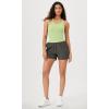 imageODODOS Womens Crop 3Pack Seamless RibKnit Camisole Crop Tank TopsTeacustardserenity