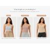 imageODODOS Womens Crop 3Pack Seamless RibKnit Camisole Crop Tank TopsWatermelonemeraldmint