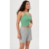 imageODODOS Womens Crop 3Pack Seamless RibKnit Camisole Crop Tank TopsWatermelonemeraldmint