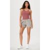 imageODODOS Womens Crop 3Pack Seamless RibKnit Camisole Crop Tank TopsWatermelonemeraldmint