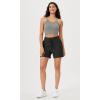 imageODODOS Womens Crop 3Pack Seamless RibKnit Camisole Crop Tank TopsWhitegrayblack