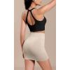 imageODODOS Seamless Mini Skirt for Women Ribbed High Waisted Bodycon Basic Pencil SkirtsMushroom