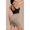 imageODODOS Seamless Mini Skirt for Women Ribbed High Waisted Bodycon Basic Pencil SkirtsTaupe