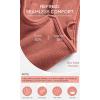 imageODODOS Seamless Sports Bra for Women Ribbed Camisoles Non Padding Yoga Bra Crop Tank TopsCoral