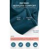 imageODODOS Seamless Sports Bra for Women Ribbed Camisoles Non Padding Yoga Bra Crop Tank TopsTeal