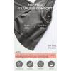 imageODODOS Seamless Square Neck Sports Bra for Women Ribbed Crop Tank Casual Low Back Cropped TopsCharcoal