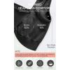 imageODODOS Seamless Square Neck Sports Bra for Women Ribbed Crop Tank Casual Low Back Cropped TopsOnyx Black