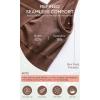 imageODODOS Seamless Square Neck Sports Bra for Women Ribbed Crop Tank Casual Low Back Cropped TopsStone Washing Brown