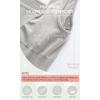 imageODODOS Seamless Square Neck Sports Bra for Women Ribbed Crop Tank Casual Low Back Cropped TopsStone Washing Grey