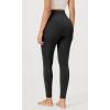 imageODODOS Vintage 78 Length Seamless Leggings for Women Ribbed High Waist Casual Workout Gym Yoga Pants2528quot InseamBlack