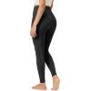 imageODODOS Vintage 78 Length Seamless Leggings for Women Ribbed High Waist Casual Workout Gym Yoga Pants2528quot InseamBlack