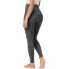 imageODODOS Vintage 78 Length Seamless Leggings for Women Ribbed High Waist Casual Workout Gym Yoga Pants2528quot InseamCharcoal
