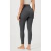 imageODODOS Vintage 78 Length Seamless Leggings for Women Ribbed High Waist Casual Workout Gym Yoga Pants2528quot InseamCharcoal