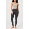 imageODODOS Vintage 78 Length Seamless Leggings for Women Ribbed High Waist Casual Workout Gym Yoga Pants2528quot InseamVintage Stone Wash Black