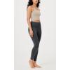imageODODOS Vintage 78 Length Seamless Leggings for Women Ribbed High Waist Casual Workout Gym Yoga Pants2528quot InseamVintage Stone Wash Black