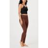 imageODODOS Vintage 78 Length Seamless Leggings for Women Ribbed High Waist Casual Workout Gym Yoga Pants2528quot InseamVintage Stone Wash Brown