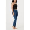imageODODOS Vintage 78 Length Seamless Leggings for Women Ribbed High Waist Casual Workout Gym Yoga Pants2528quot InseamVintage Stone Wash Cobalt Blue