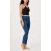 imageODODOS Vintage 78 Length Seamless Leggings for Women Ribbed High Waist Casual Workout Gym Yoga Pants2528quot InseamVintage Stone Wash Cobalt Blue