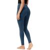 imageODODOS Vintage 78 Length Seamless Leggings for Women Ribbed High Waist Casual Workout Gym Yoga Pants2528quot InseamVintage Stone Wash Denim Blue