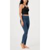 imageODODOS Vintage 78 Length Seamless Leggings for Women Ribbed High Waist Casual Workout Gym Yoga Pants2528quot InseamVintage Stone Wash Denim Blue