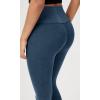imageODODOS Vintage 78 Length Seamless Leggings for Women Ribbed High Waist Casual Workout Gym Yoga Pants2528quot InseamVintage Stone Wash Denim Blue