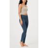 imageODODOS Vintage 78 Length Seamless Leggings for Women Ribbed High Waist Casual Workout Gym Yoga Pants2528quot InseamVintage Stone Wash Navy