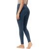 imageODODOS Vintage 78 Length Seamless Leggings for Women Ribbed High Waist Casual Workout Gym Yoga Pants2528quot InseamVintage Stone Wash Navy
