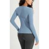 imageODODOS Womens Long Sleeve Round Neck Tops Ribbed Knit Casual Tee Slim Fit Seamless Basic T ShirtsIceberg
