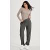 imageODODOS Seamless Long Sleeve Tops with Thumb Hole for Women Crew Neck Ribbed Tee Workout Yoga ShirtsTaupe