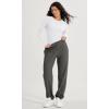 imageODODOS Seamless Long Sleeve Tops with Thumb Hole for Women Crew Neck Ribbed Tee Workout Yoga ShirtsWhiteblack
