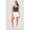 imageODODOS V Neck Seamless Crop Tank for Women Ribbed Knit Soft Cropped Camisole TopsTaupeblackcharcoal