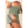 imageODODOS 2Pack Modal Soft Lounge Shorts for Women High Waist Casual Sleepwear Cozy Pajama Bottom3quot InseamBlacksage Greenwashed