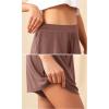 imageODODOS 2Pack Modal Soft Lounge Shorts for Women High Waist Casual Sleepwear Cozy Pajama Bottom3quot InseamBlacksangriawashed