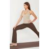 imageODODOS 3Pack Seamless Racerback Crop Tank for Women Ribbed Knit Soft Crop TopsMushroomtaupecharcoal