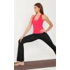 imageODODOS 3Pack Seamless Racerback Crop Tank for Women Ribbed Knit Soft Crop TopsNeon Pinkgreenorange