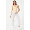 imageODODOS 3Pack Seamless Racerback Crop Tank for Women Ribbed Knit Soft Crop TopsOatmealbarn Redbrunette