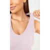 imageODODOS 3Pack Seamless Racerback Crop Tank for Women Ribbed Knit Soft Crop TopsPink Lacevioleticeberg