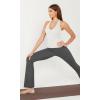 imageODODOS 3Pack Seamless Racerback Crop Tank for Women Ribbed Knit Soft Crop TopsWhitegrayblack