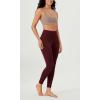 imageODODOS ODLEX 2Pack High Waist 78 Length Workout Leggings for Women 25quot  28quot Tummy Control Atheltic Yoga PantsBlackburgundy
