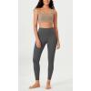 imageODODOS ODLEX 2Pack High Waist 78 Length Workout Leggings for Women 25quot  28quot Tummy Control Atheltic Yoga PantsBlackcharcoal
