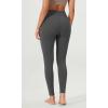 imageODODOS ODLEX 2Pack High Waist 78 Length Workout Leggings for Women 25quot  28quot Tummy Control Atheltic Yoga PantsBlackcharcoal