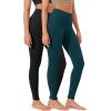 imageODODOS ODLEX 2Pack High Waist 78 Length Workout Leggings for Women 25quot  28quot Tummy Control Atheltic Yoga PantsBlackforest Teal