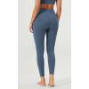 imageODODOS ODLEX 2Pack High Waist 78 Length Workout Leggings for Women 25quot  28quot Tummy Control Atheltic Yoga PantsBlackink Blue