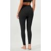 imageODODOS ODLEX 2Pack High Waist 78 Length Workout Leggings for Women 25quot  28quot Tummy Control Atheltic Yoga PantsBlackonyx Black Grey