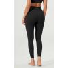 imageODODOS ODLEX 2Pack High Waist 78 Length Workout Leggings for Women 25quot  28quot Tummy Control Atheltic Yoga PantsBlackonyx Black Grey